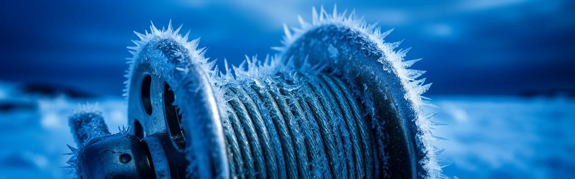 Macro ice texture
